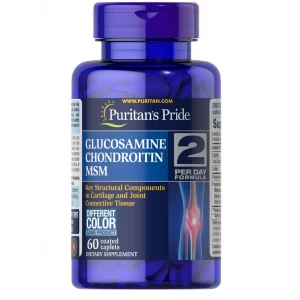 Glucosamine, Chondroitin & MSM 60 капс