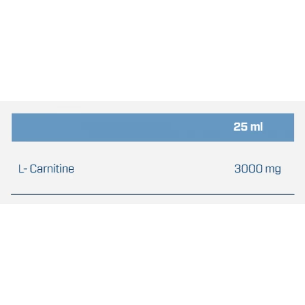 Л-карнітин в шотах, Quamtrax, L-Carnitine 3000 - 20 ампул