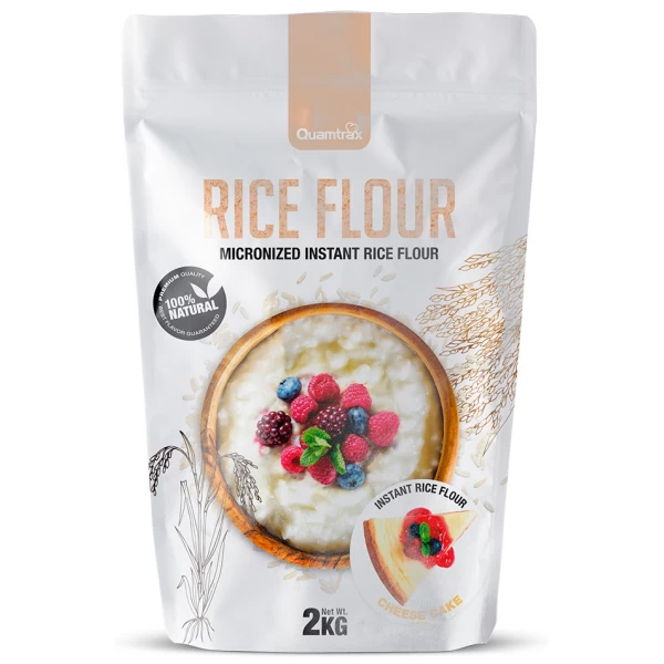 Складні вуглеводи (рисова мука), Quamtrax, Rice Flour - 2 кг