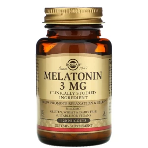 Мелатонін 3 мг, Solgar, Melatonin 3 мг 