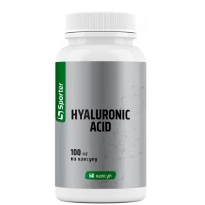 Гіалуронова кислота 100 мг, Sporter, Hyaluronic Acid 100 мг - 60 капс
