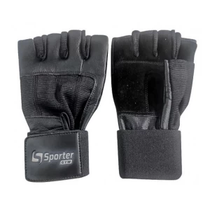 Перчатки Men (MFG-168.4), SporterGYM - Черные