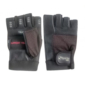 Перчатки Men (MFG-2400), SporterGYM - Черные