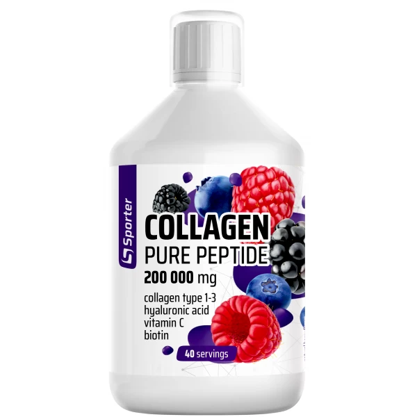 Колаген + Гіалуронова кислота, Біотин, Sporter, Collagen 200000 - 500 мл