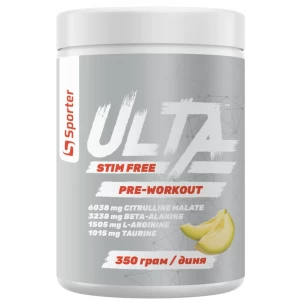 Предтрен без стимуляторов, Sporter, Ulta Stim Free Pre-Workout - 350 г