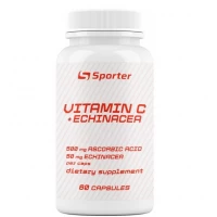 Витамин С + экстракт Эхинацеи, Sporter, Vitamin C + Echinacea - 60 капс