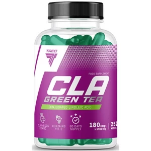 Кон'югована лінолева кислота + Екстракт зеленого чаю, Trec Nutrition, CLA + Green Tea - 90 капс