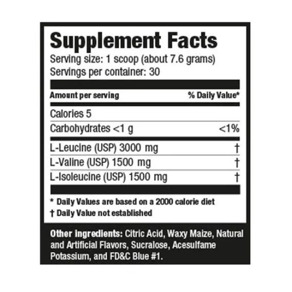 Незамінні амінокислоти, Ultimate Nutrition, BCAA powder 12000 - 457 г