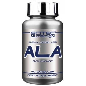 Альфа-липоевая кислота, Scitec Nutrition, ALA - 50 капс