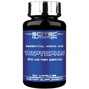 Л-Триптофан, незамінна амінокислота, Scitec Nutrition, Tryptophan - 60 капс
