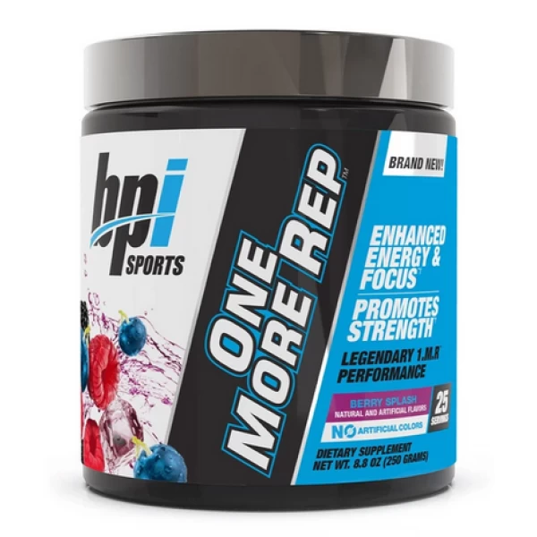 Передтренувальний комплекс з кофеїном, BPi, One more rep - 250 г