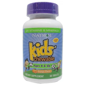 Kid's Chewable 6 & Up Orange Flavor 60 таб