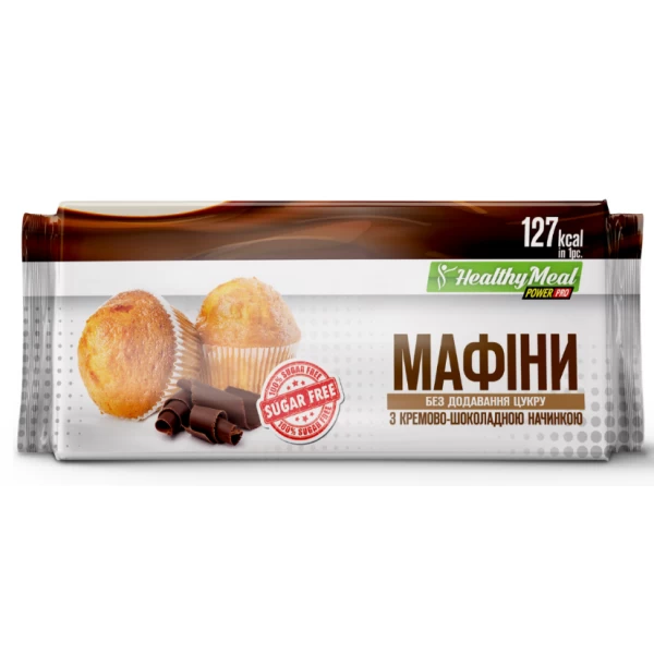 Протеїнові маффіни Power Pro без додовання цукру - 70 г 