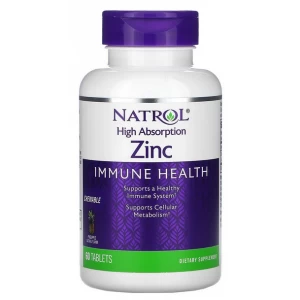 Цинк зі смаком ананаса, Natrol, Zinc - 60 таб